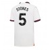 Manchester City John Stones #5 Voetbalkleding Uitshirt 2023-24 Korte Mouwen